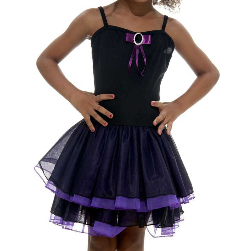 Fantasia Bruxa Unicórnio Vestido Infantil com Tiara - Halloween G