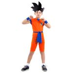 Fantasia Goku Curto Infantil - Dragon Ball Z M