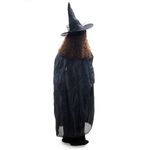 Fantasia Bruxa Clássica Infantil com Capa e Chapéu - Halloween G