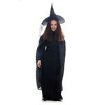 Fantasia Bruxa Clássica Infantil com Capa e Chapéu - Halloween G