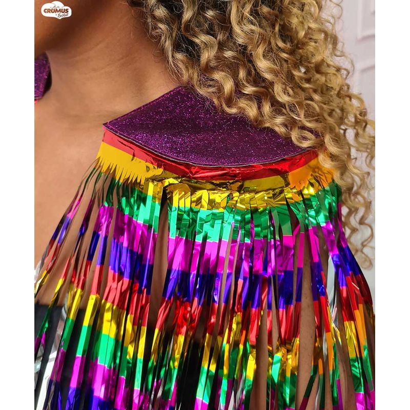Ombreira Curta Multicolor Adulto