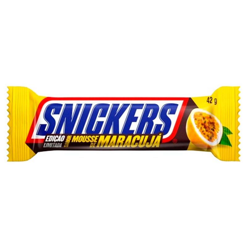 Chocolate Snickers Mousse de Maracujá 42g - Mars