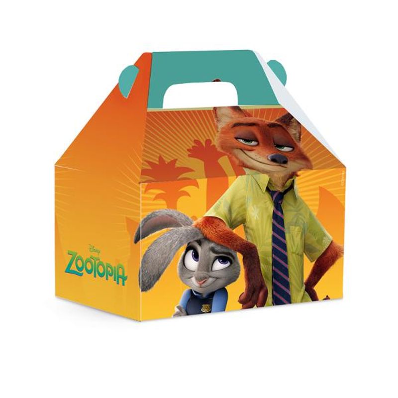 Caixa Maleta Kids Zootopia G 15X10X15 - 10 Un