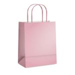 Sacola Laminada Rosa Velho Metal Fosco P 21,5X15X8