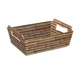 Cesta de Cartão Bambu M 22X15X9