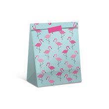 Pacote para Presente Flamingo P 21,5X15X8