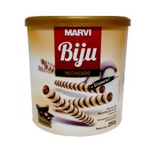 Biju Recheado Baunilha e Chocolate 250g - Marvi