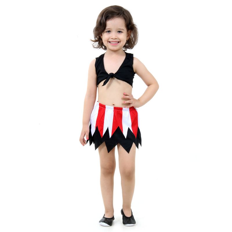 Fantasia Piratinha Feminina Infantil - Carnaval M