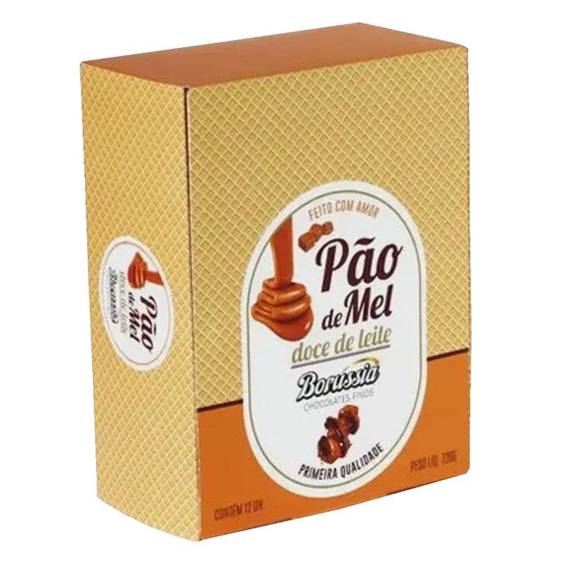 Caixa com Pães de Mel de Doce de Leite 600g - Borussia