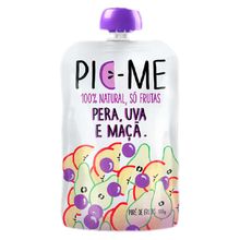 Purê de Frutas Pera, Uva e Maçã 100g - Pic Me