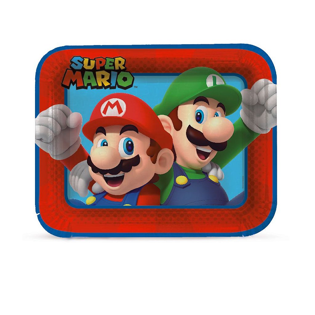 Cartaz Decorativo Super Mario Bros Sortido 25x35 Jogo com 8