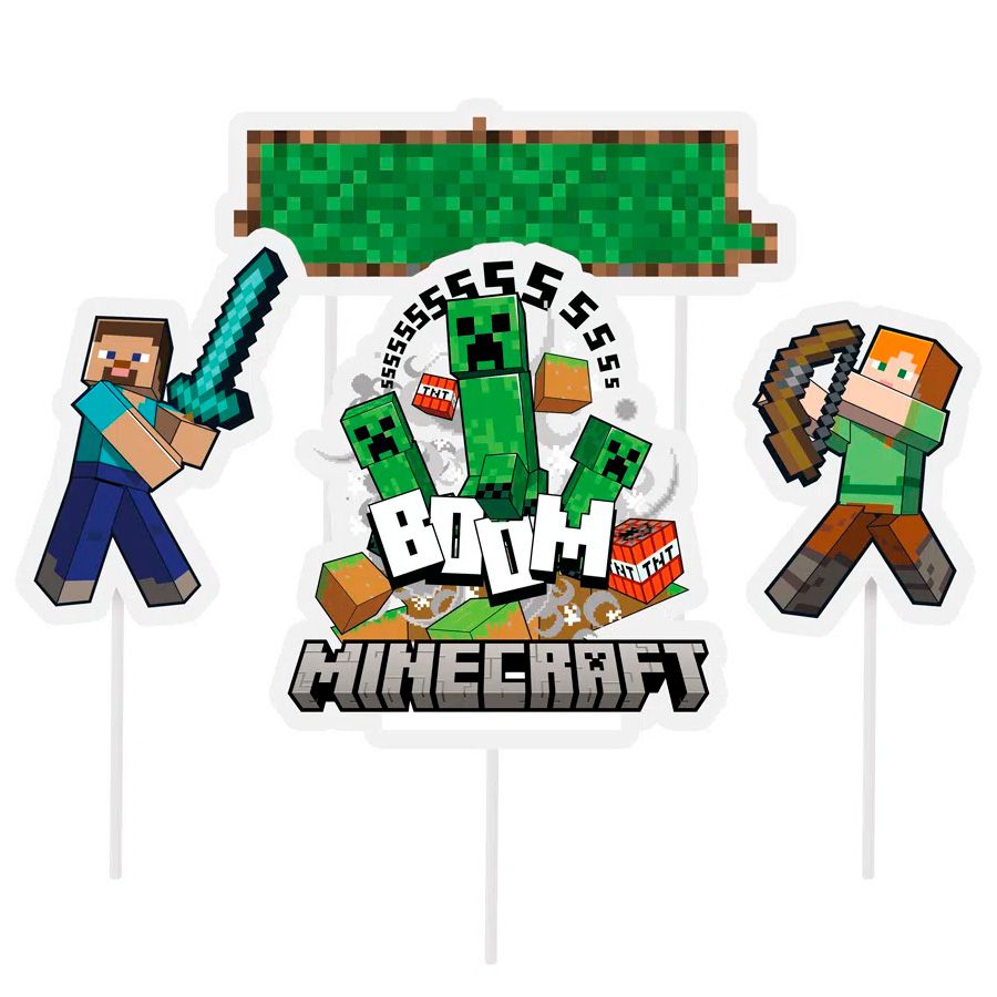 Bolo do Minecraft: + 40 fotos e dicas para festa infantil