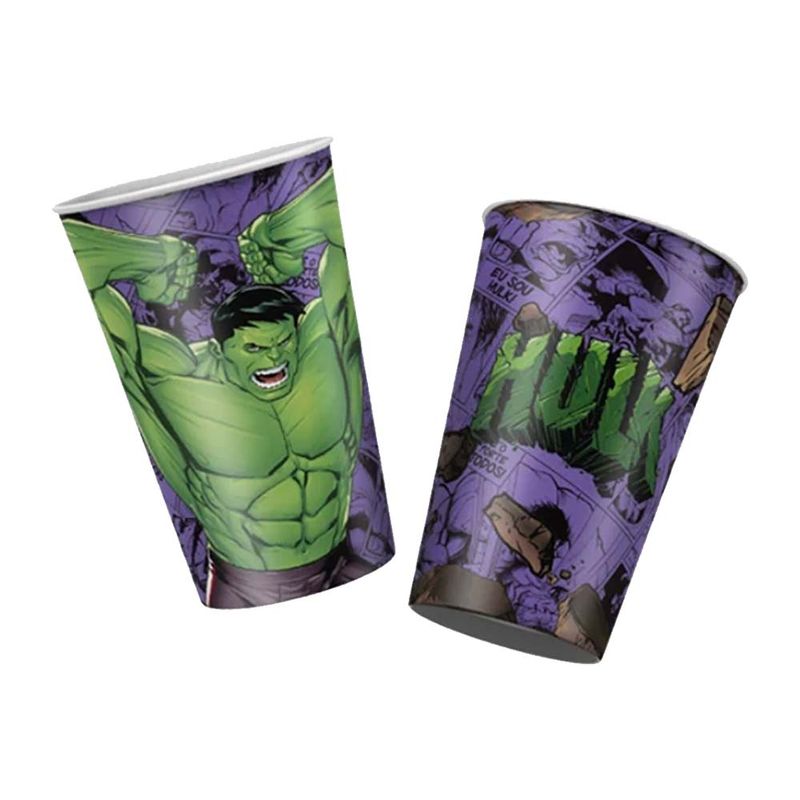 Hulk Core Copo Papel c/12 - Regina