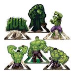 Hulk Core Decoração de Mesa c/6 - Regina