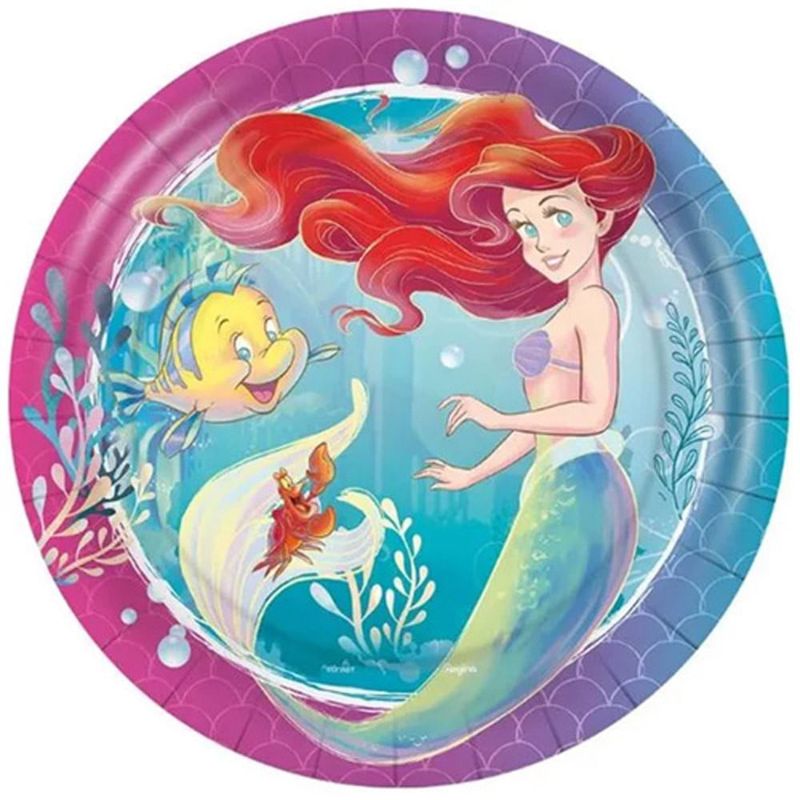 Ariel Disney Prato Redondo 18cm c/12 - Regina