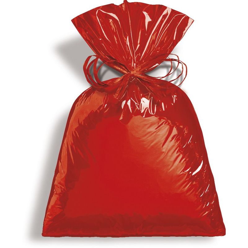 Saco Metalizado Vermelho 15x44cm - 50 unidades - Cromus