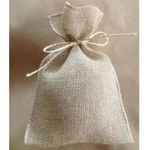 Saco de Juta para Lembrancinhas Nº 3 - 17x30cm - 5 unidades - EcoArt Embalagens