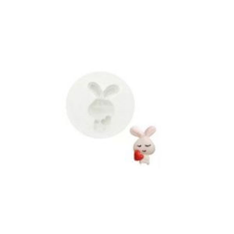 Molde de Silicone Mini Coelho P38 Molds Planet Magazine 25 Confeitaria