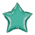 Balão de Festa Microfoil 20" 51cm - Estrela Chrome Verde - 01 Unidade - Qualatex