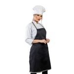 Uniforme Adulto Chapeu De Chef Unissex Bco 30x20Cm  - 1 unidades - Cromus Allonsy