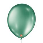 Balão de Festa Metallic - Verde - Balões São Roque