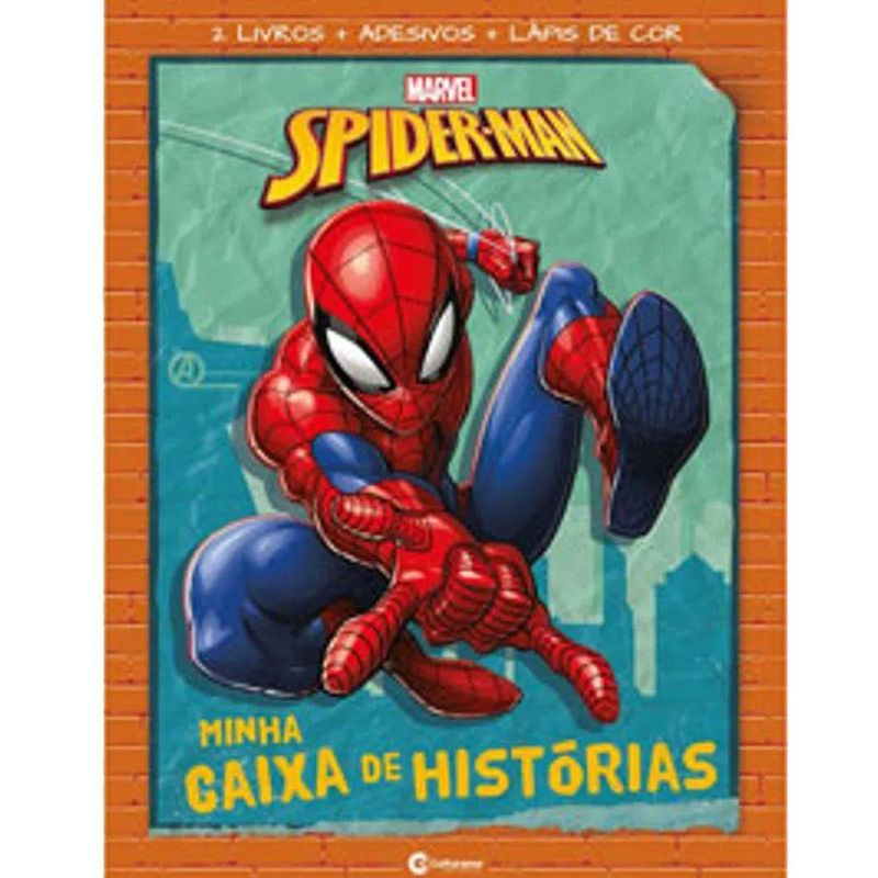 Livro Ler e Colorir Homem Aranha - Bom Preço Magazine