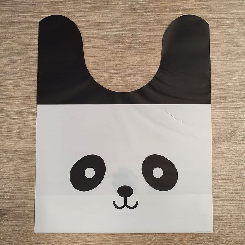 Enfeite Saquinho Decorativo Baby Panda 15 x 18 cm - 1 unidade 10 unds por pct