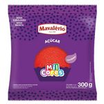 Açúcar Cristal Vermelho Mil Cores 300g - Mavalério