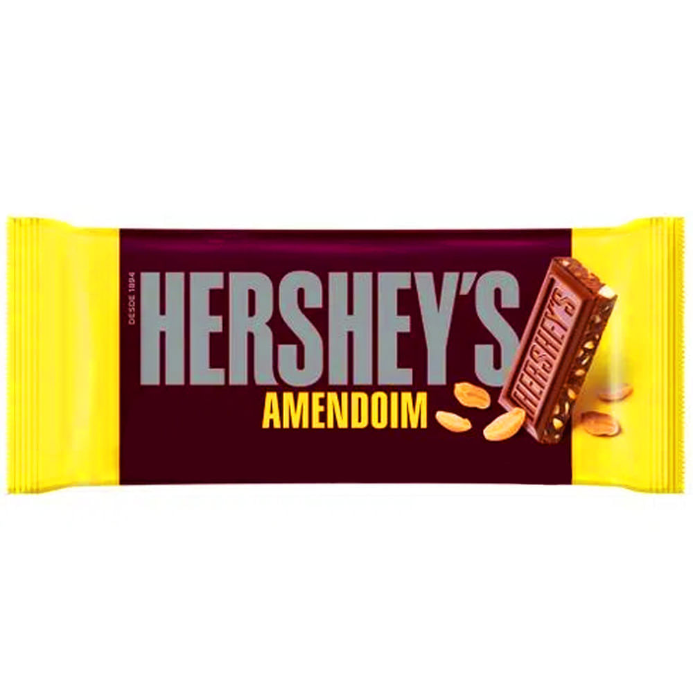 Tablete Chocolate Ao Leite com Amendoim 75g - Hersheys - Magazine