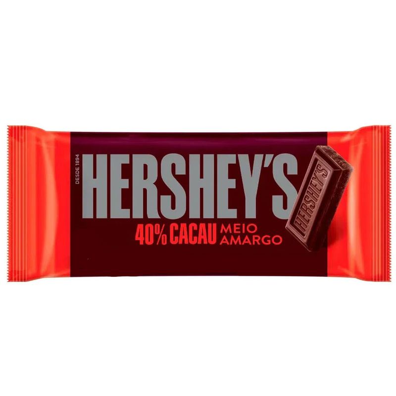 Tablete Chocolate Meio Amargo 82g - Hersheys
