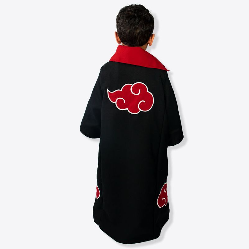 Macacão Capa Kigurumi Infantil Akatsuki Tam. 8/12