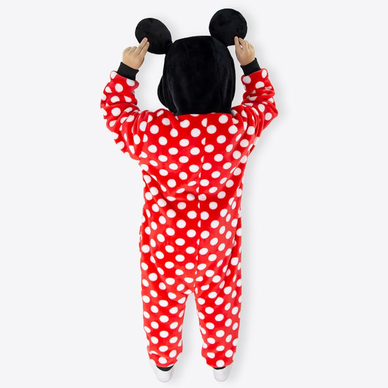 Macacão Kigurumi Infantil de 7 a 8 Anos Minnie - Disney