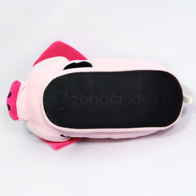 Pantufa 3D Porquinho - ZonaCriativa