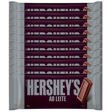 Kit 10 Tabletes Ao Leite 82g - Hersheys