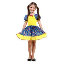 Fantasia Caipira Amarelo/Azul Infantil