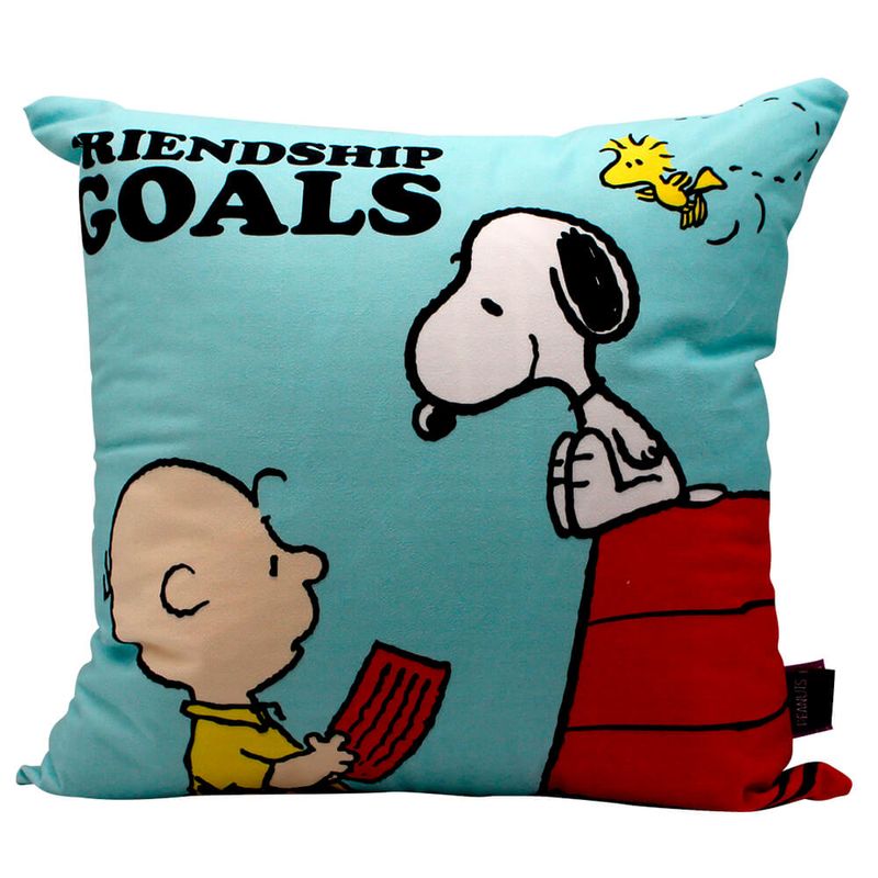 Almofada Friendship Goals Snoopy