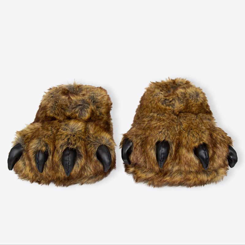 Pantufa 3D Pata de Urso - ZonaCriativa