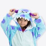 Macacão Kigurumi Infantil de 7 a 8 Anos Sullivan Monstros SA - Disney