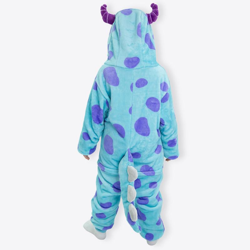 Macacão Kigurumi Infantil de 7 a 8 Anos Sullivan Monstros SA - Disney