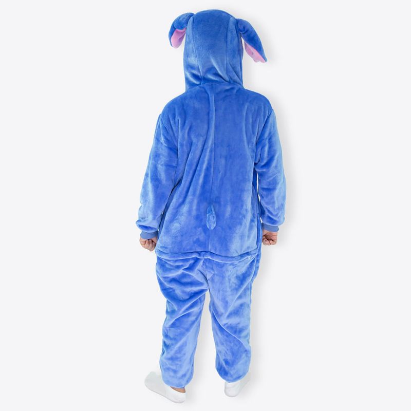 Macacão Kigurumi Infantil de 7 a 8 Anos Stitch – Disney