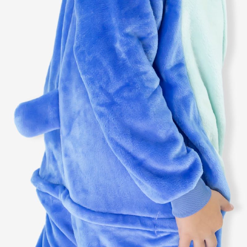 Macacão Kigurumi Infantil de 7 a 8 Anos Stitch – Disney