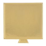 Base Laminada Quadrada Ouro Fosco 10x10 - 20 Un