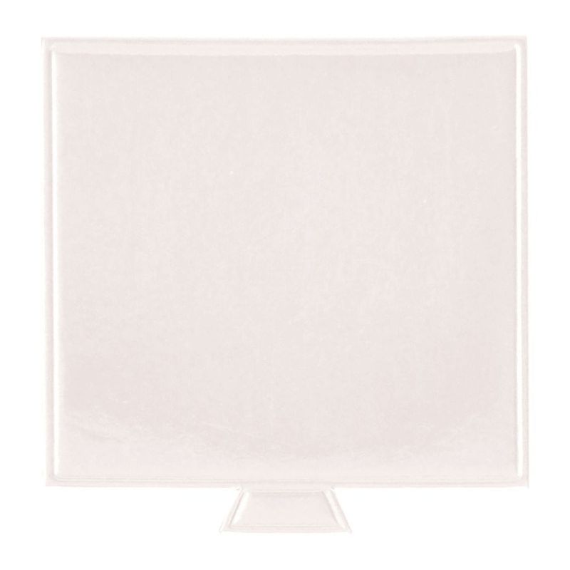 Base Laminada Quadrada Branco Fosco 08x08cm 20 Un