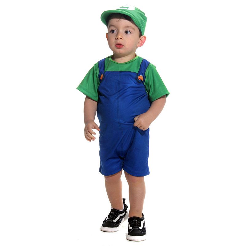 Fantasia Luigi Bebê - Super Mario World - Original P