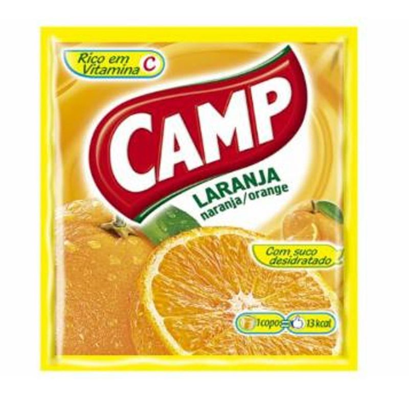 Suco em Pó Laranja 15g - Camp