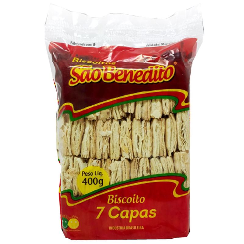 Biscoito Folhado 7 capas 300g - São Benedito