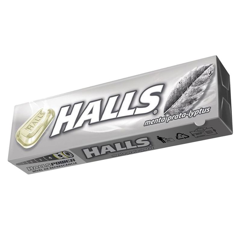 Drops Halls Menta Prata Novo c/21 - Adams