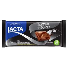Tablete de Chocolate Laka Diamante Negro 80g - Lacta