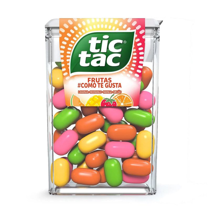 Pastilha Tic Tac Frutas 14,5g c/14 - Ferrero