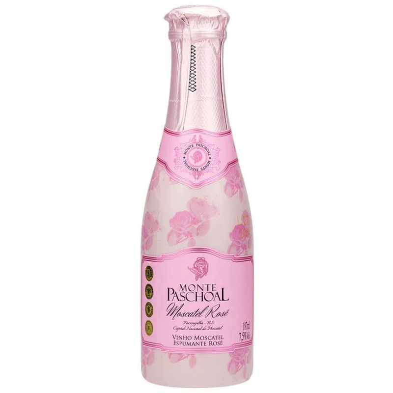 Vinho Moscatel Espumante Rosé 187ml - Monte Paschoal